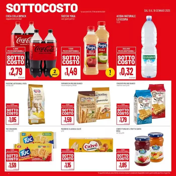 Sottocosto da 9 gennaio a 19 gennaio di 2025 - Pagina del volantino 4