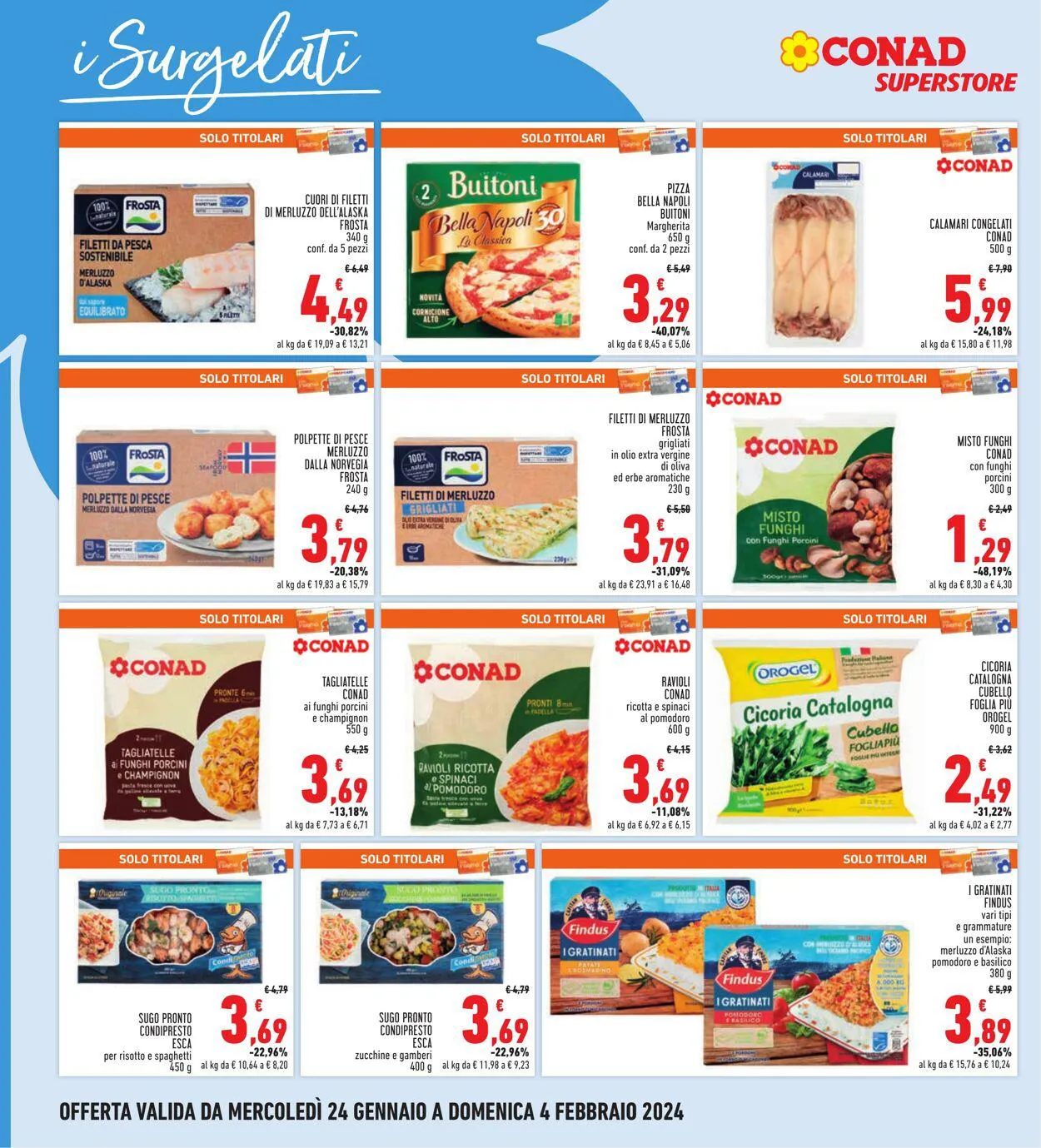Conad - Superstore - Roma Volantino attuale da 24 gennaio a 4 febbraio di 2024 - Pagina del volantino 12