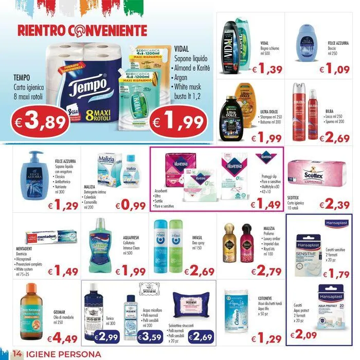 Rientro conveniente da 28 agosto a 10 settembre di 2024 - Pagina del volantino 14