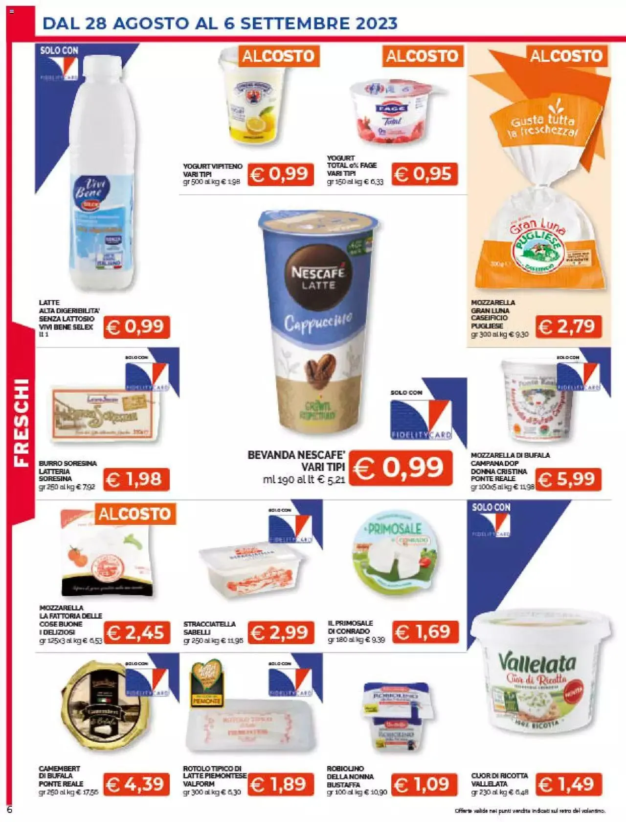 Volantino Mercatò da 28 agosto a 6 settembre di 2023 - Pagina del volantino 6