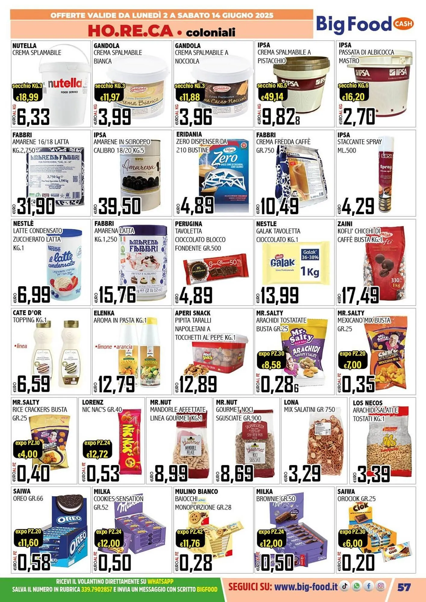 Volantino Big Food da 2 giugno a 14 giugno di 2025 - Pagina del volantino 57