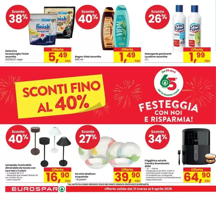 Sconti fino al 50% da 31 marzo a 9 aprile di 2025 - Pagina del volantino 4