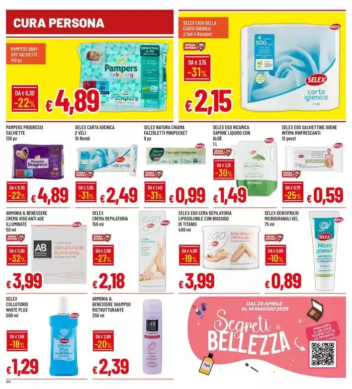 GRANDI SCONTI GRANDI FORMATI da 5 maggio a 14 maggio di 2025 - Pagina del volantino 20