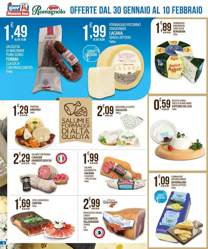 Ok Al Risparmio da 29 gennaio a 10 febbraio di 2025 - Pagina del volantino 4