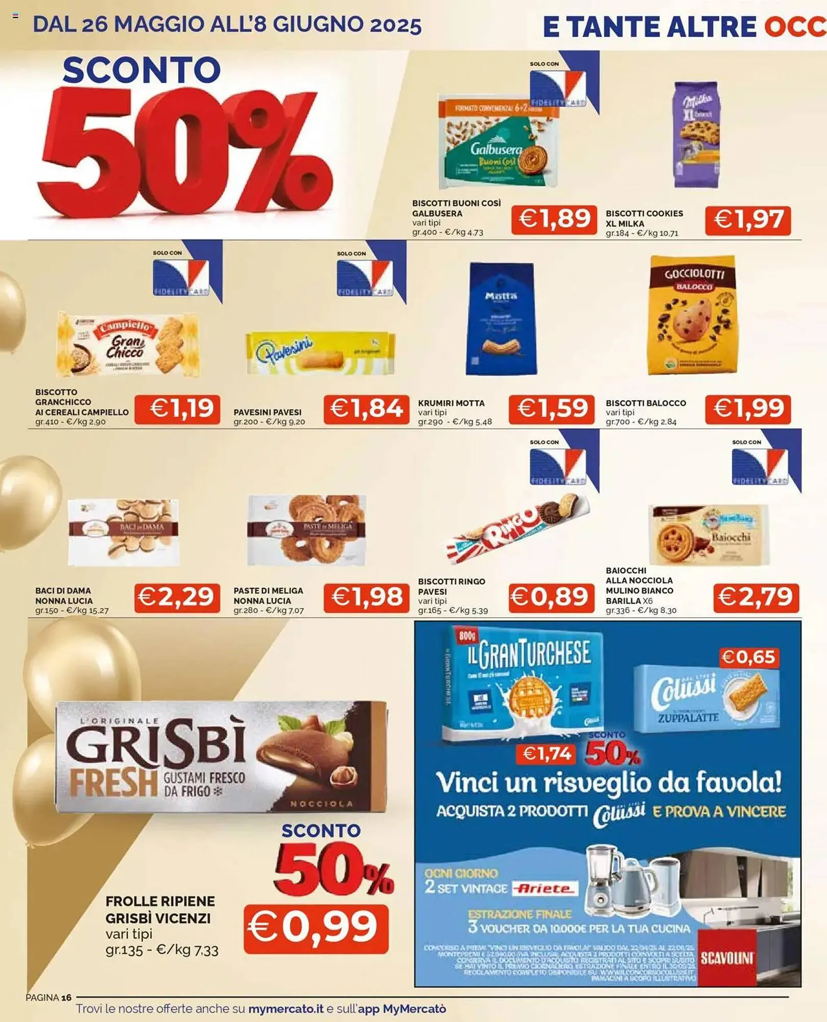 Volantino Mercatò da 26 maggio a 22 giugno di 2025 - Pagina del volantino 16