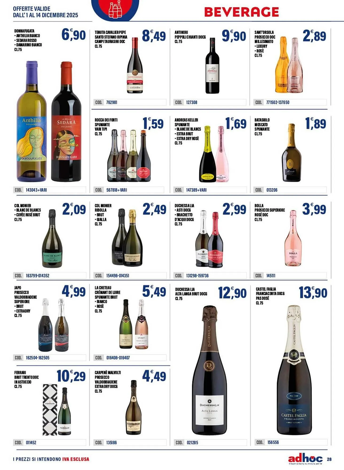 Volantino Adhoc da 2 dicembre a 14 dicembre di 2025 - Pagina del volantino 28