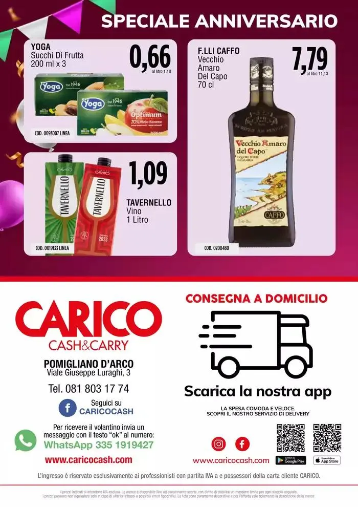 Carico Cash & Carry - Anniversario da 26 settembre a 9 ottobre di 2024 - Pagina del volantino 40