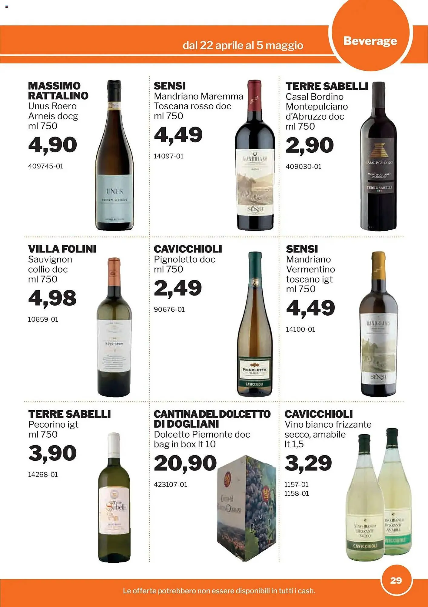Volantino GrosMarket da 22 aprile a 5 maggio di 2026 - Pagina del volantino 29