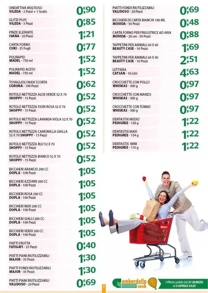 Sottocosto da 31 marzo a 5 aprile di 2025 - Pagina del volantino 7