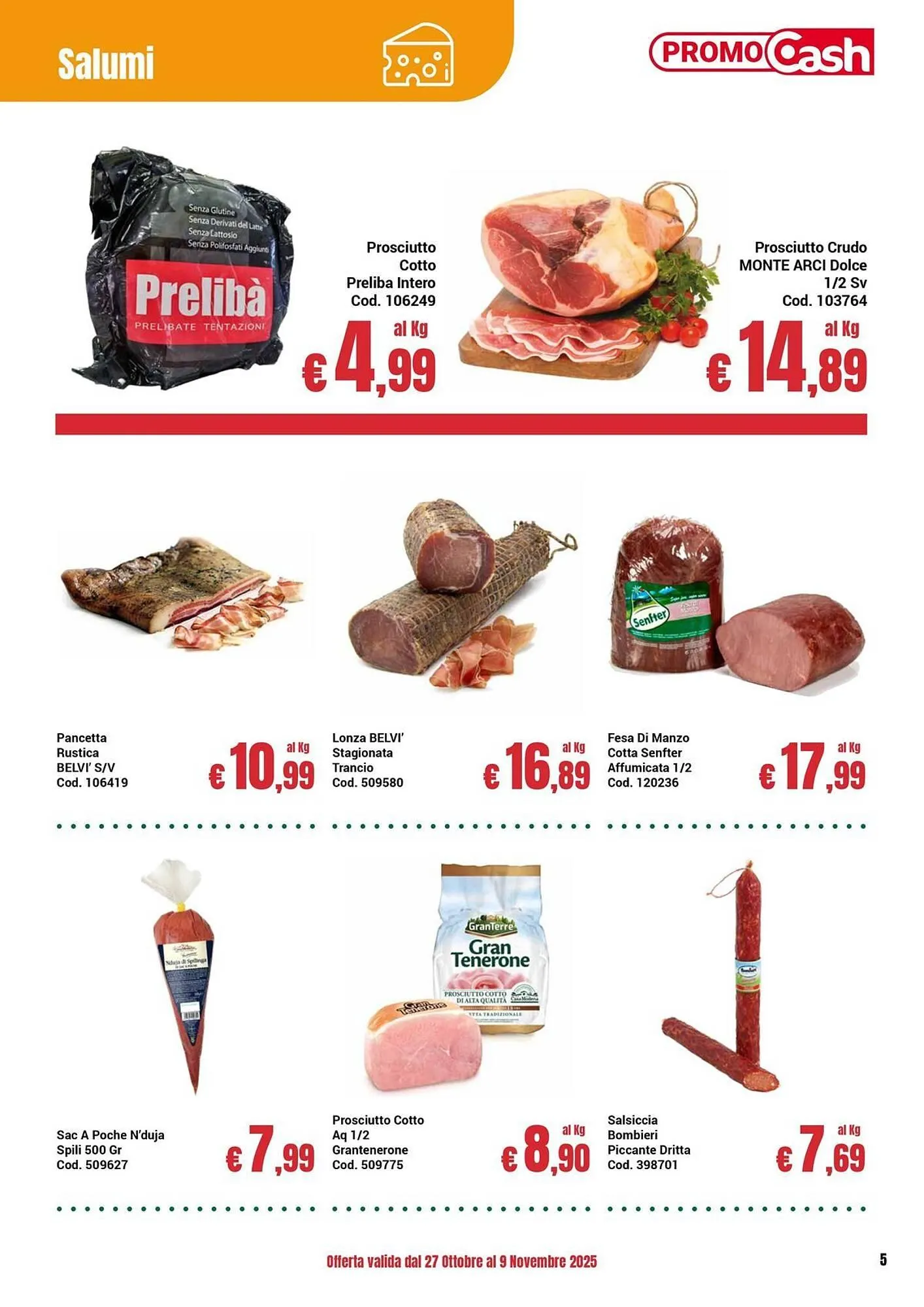 Volantino Centro Cash da 27 ottobre a 9 novembre di 2025 - Pagina del volantino 5
