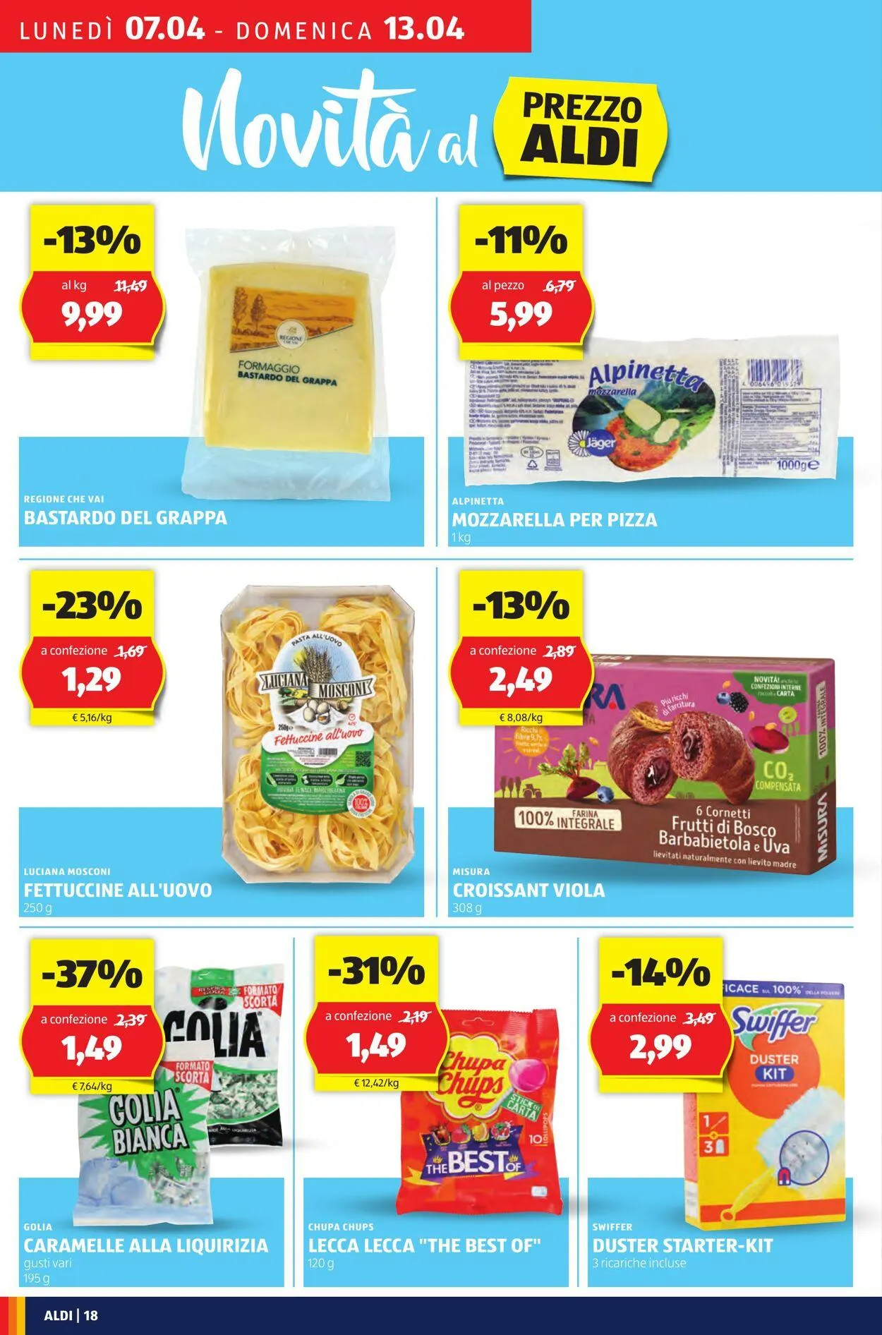 Aldi Volantino attuale da 7 aprile a 13 aprile di 2025 - Pagina del volantino 18