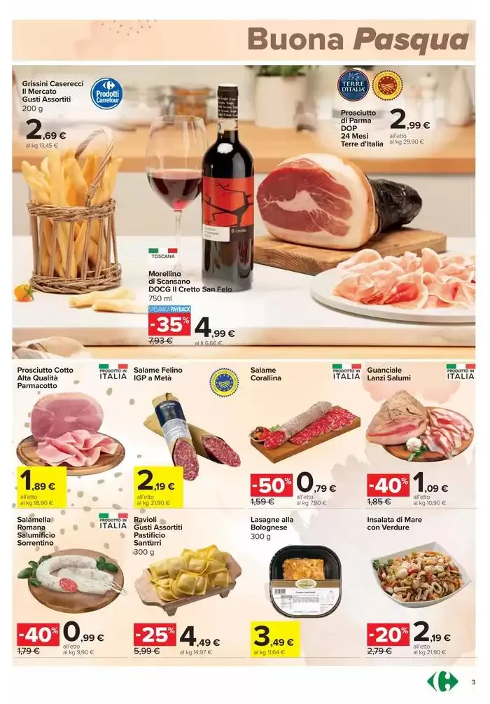 Sconti di pasqua da 3 aprile a 21 aprile di 2025 - Pagina del volantino 3
