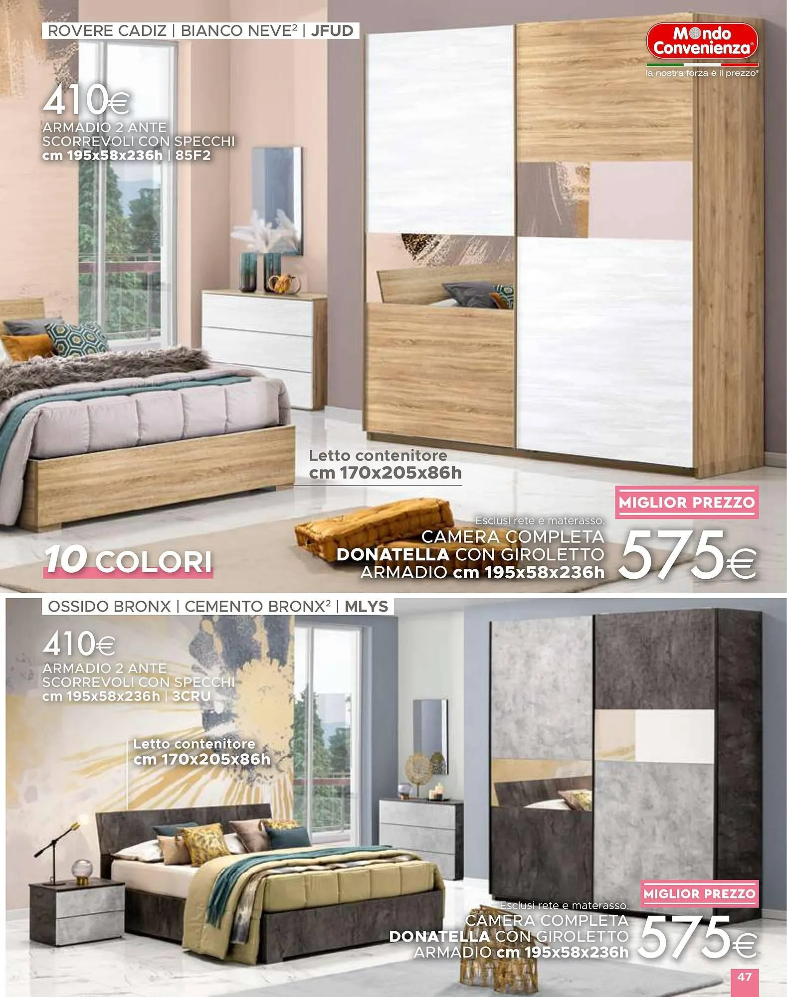 Volantino Mondo Convenienza da 1 aprile a 1 settembre di 2024 - Pagina del volantino 47