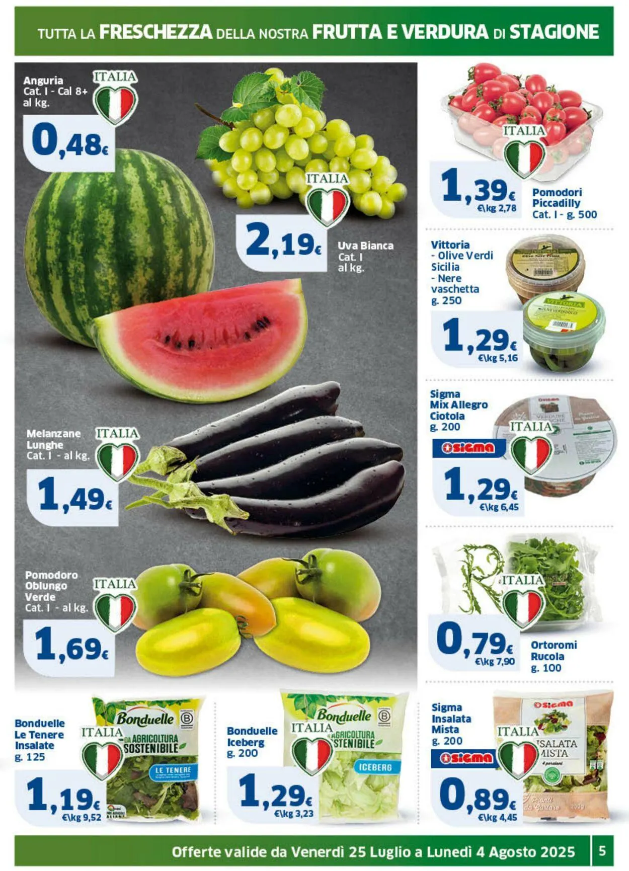 Sigma - Napoli Volantino attuale da 25 luglio a 4 agosto di 2025 - Pagina del volantino 5