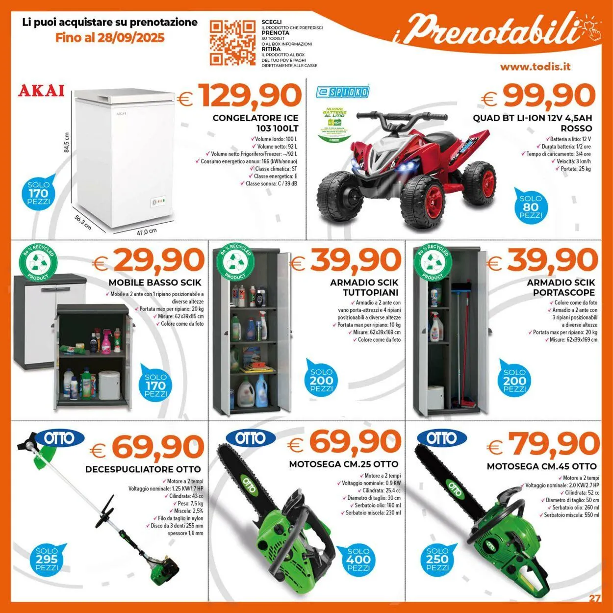 Todis Volantino attuale da 26 novembre a 10 dicembre di 2025 - Pagina del volantino 27