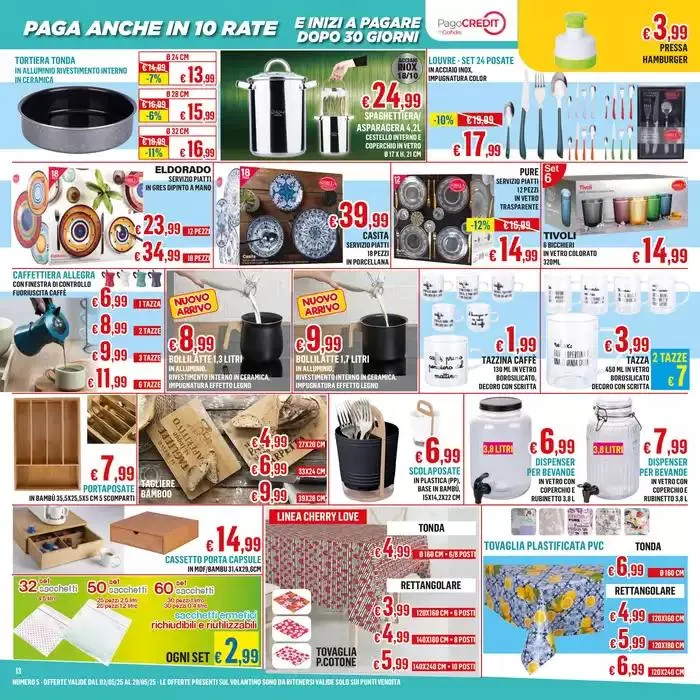 Paga anche in 10 rate da 2 maggio a 29 maggio di 2025 - Pagina del volantino 13