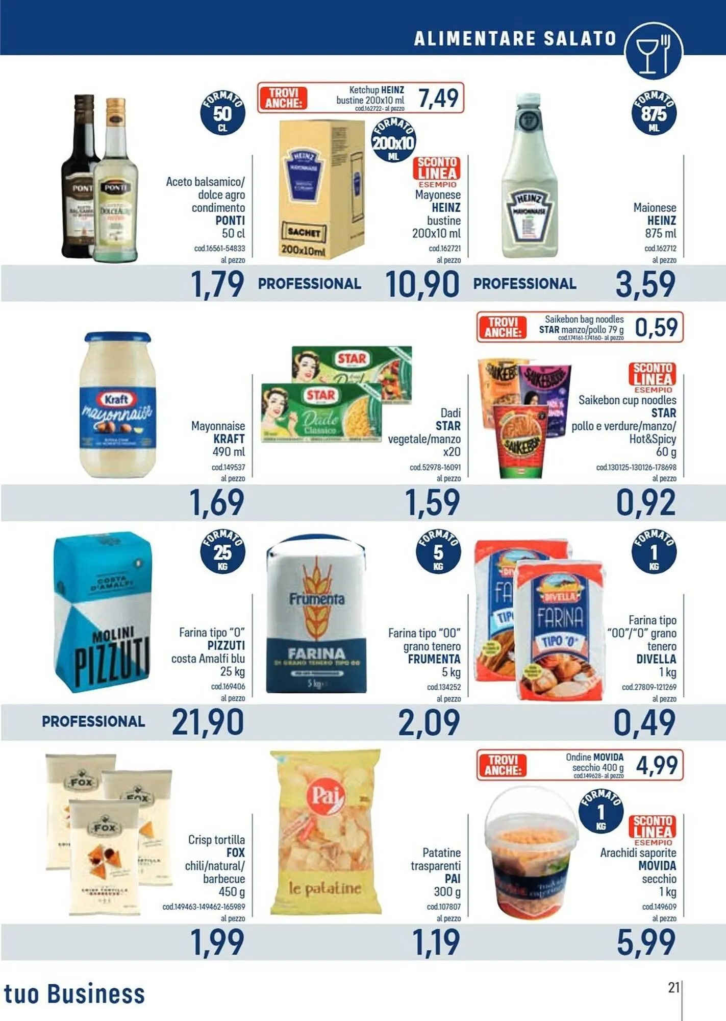 Volantino Talento Professional Store da 22 dicembre a 4 gennaio di 2026 - Pagina del volantino 21