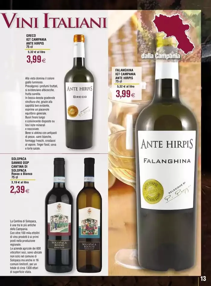 Selezione di vini italiani da 23 aprile a 21 maggio di 2025 - Pagina del volantino 13