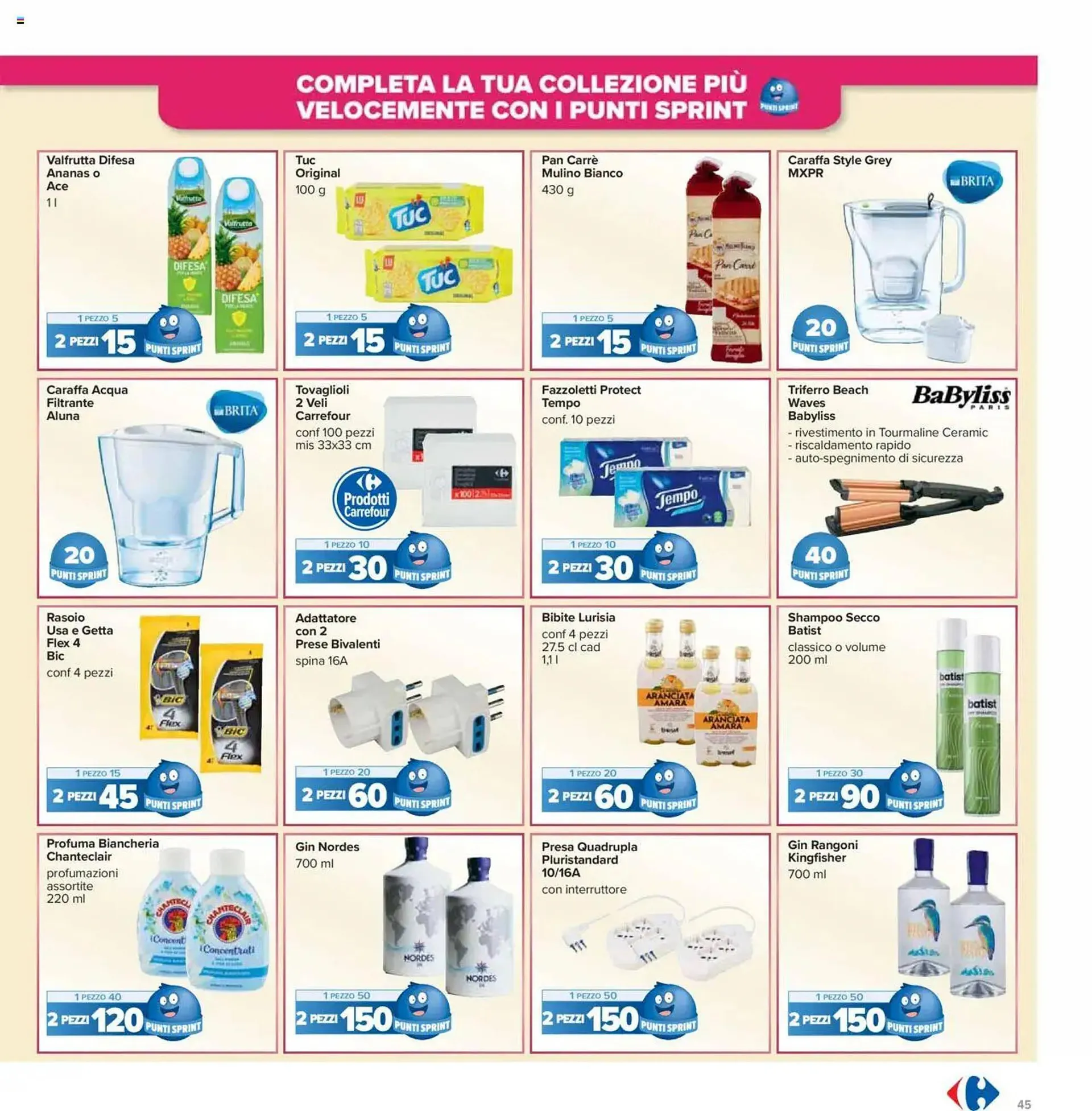 Volantino Carrefour Iper da 16 gennaio a 27 gennaio di 2025 - Pagina del volantino 45