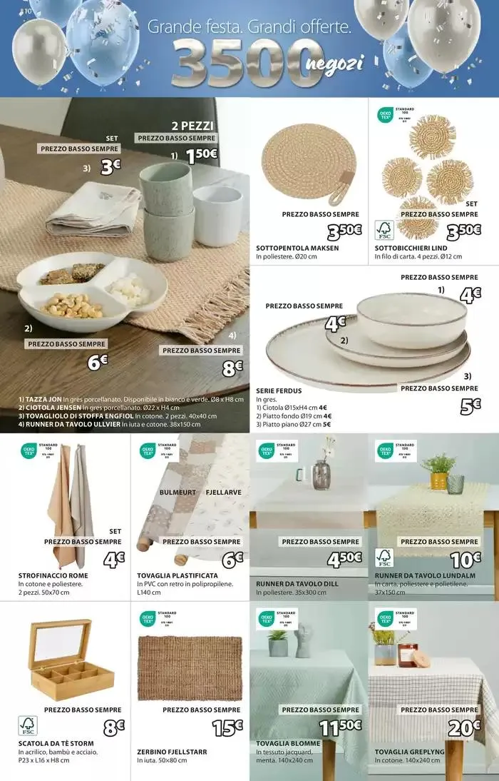 Grande festa. Grandi offerte. da 24 ottobre a 1 dicembre di 2024 - Pagina del volantino 10