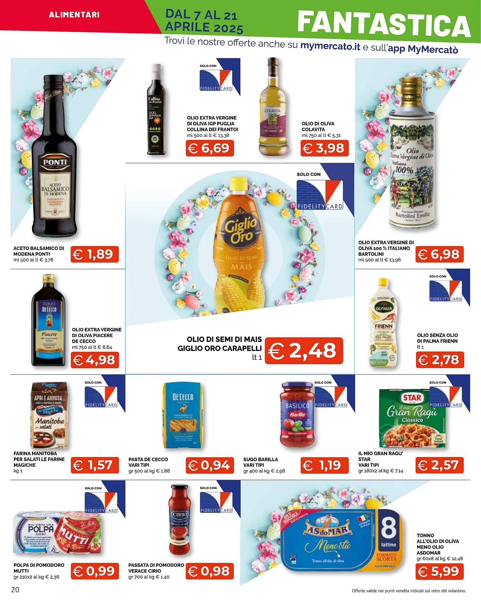 Volantino Mercatò Big da 7 aprile a 21 aprile di 2025 - Pagina del volantino 20