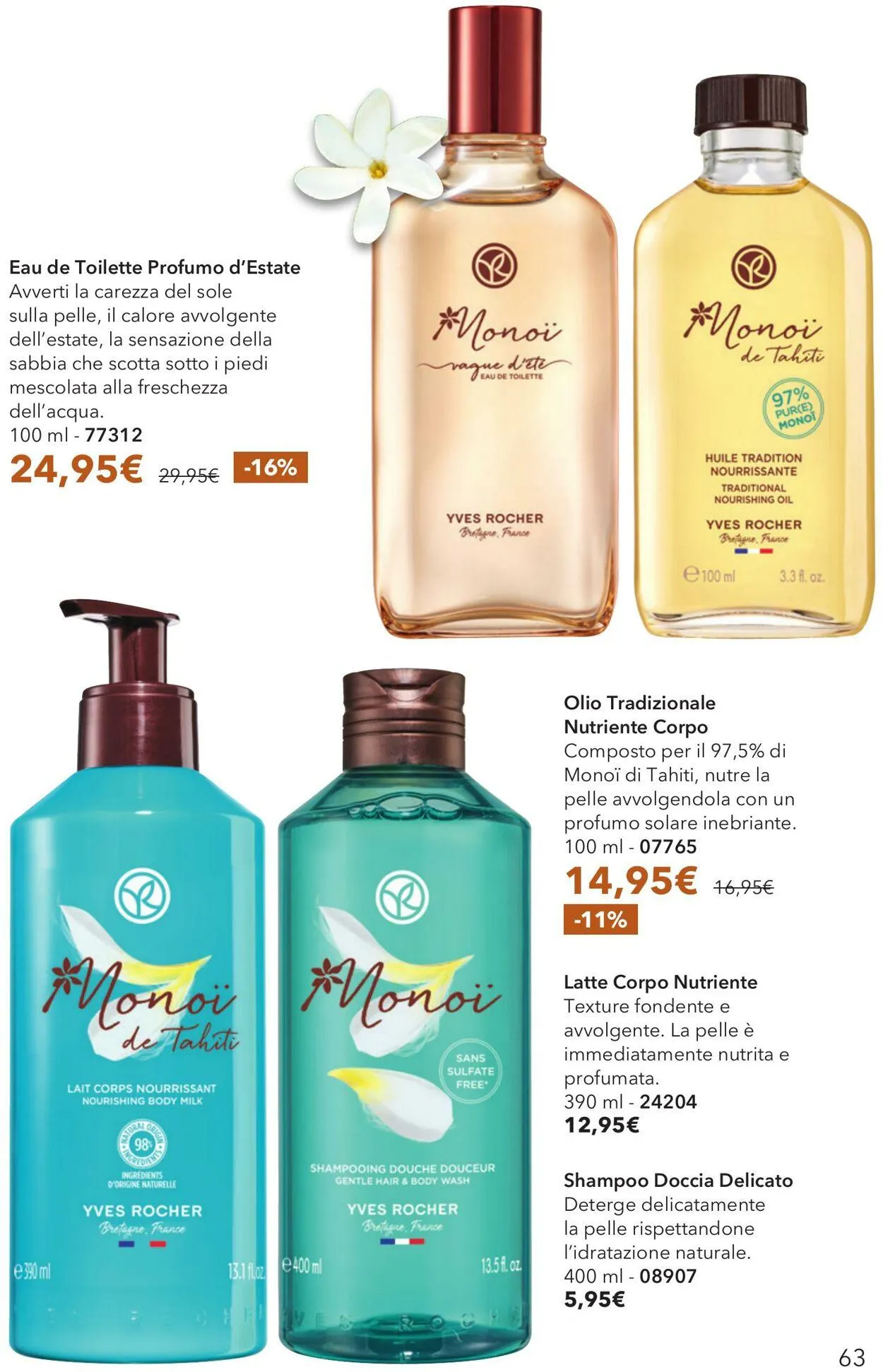 Yves Rocher Volantino attuale da 30 ottobre a 13 novembre di 2025 - Pagina del volantino 63