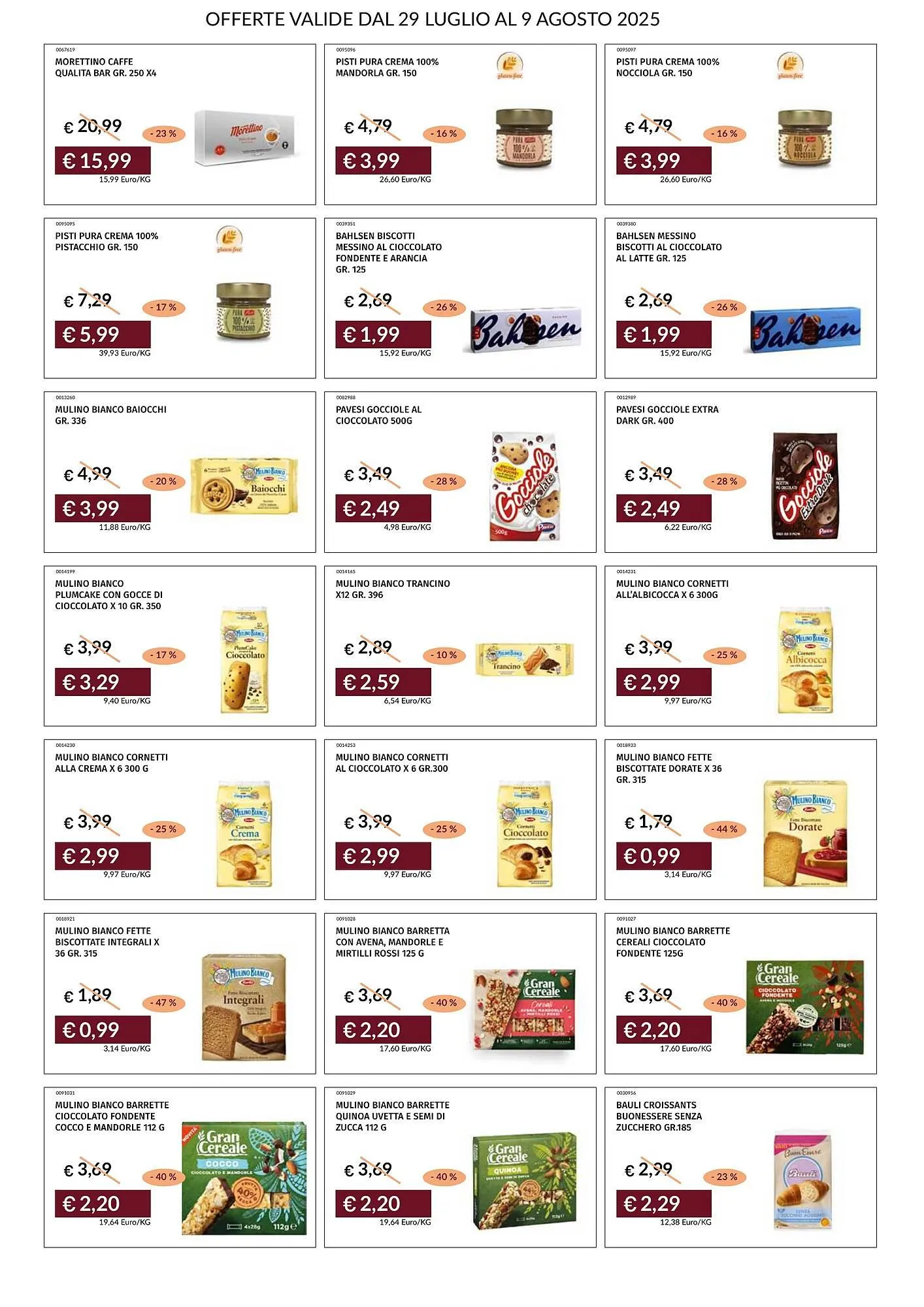 Volantino Prezzemolo e Vitale da 29 luglio a 9 agosto di 2025 - Pagina del volantino 12