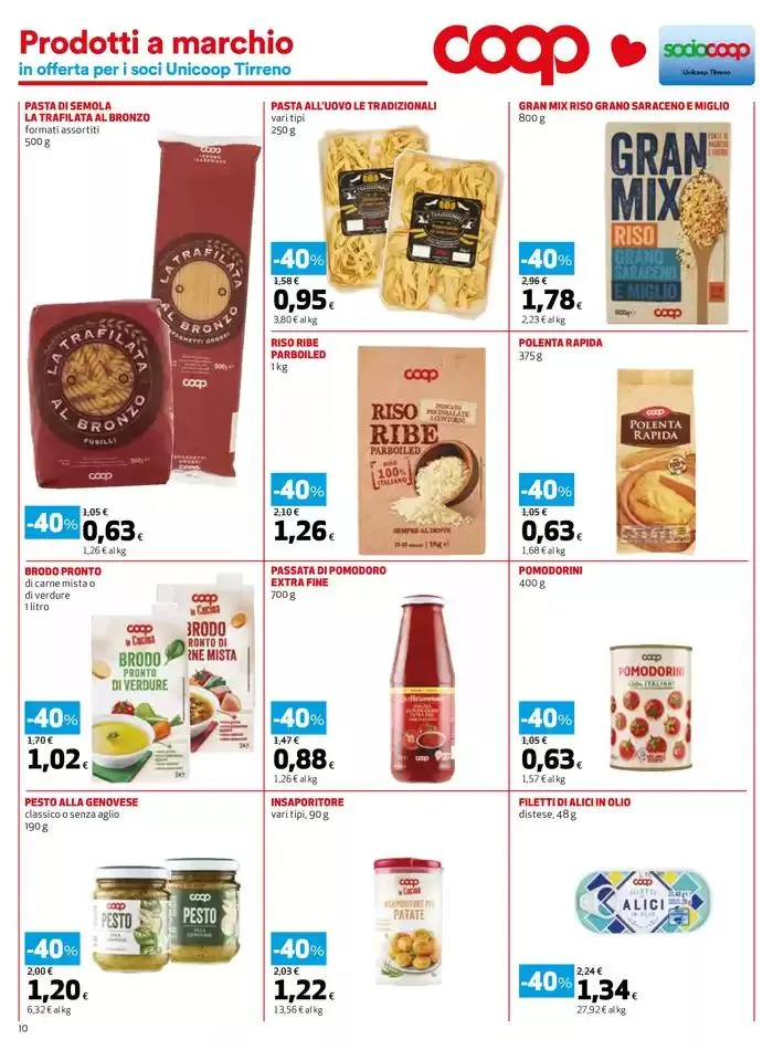 40% di sconto x4 settimane da 27 febbraio a 26 marzo di 2025 - Pagina del volantino 10