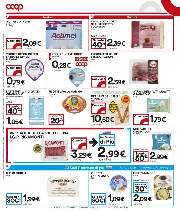 RISPARMIO da 22 aprile a 30 aprile di 2025 - Pagina del volantino 6