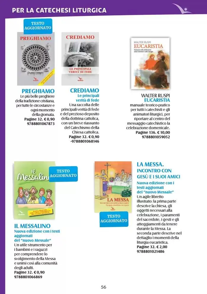  Catechismi & susssidi da 13 gennaio a 31 dicembre di 2025 - Pagina del volantino 56
