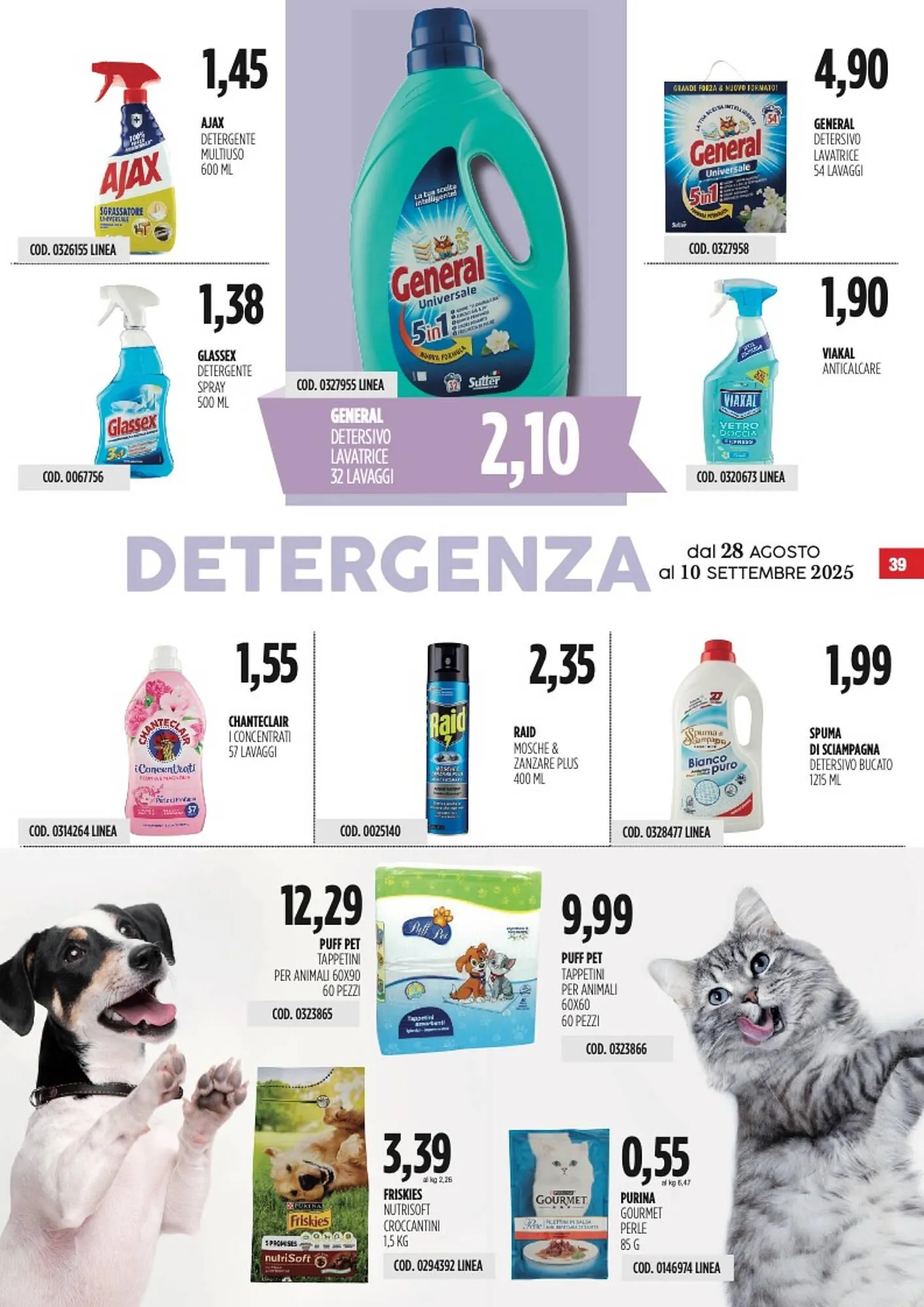 Volantino Carico Cash & Carry da 28 agosto a 10 settembre di 2025 - Pagina del volantino 39