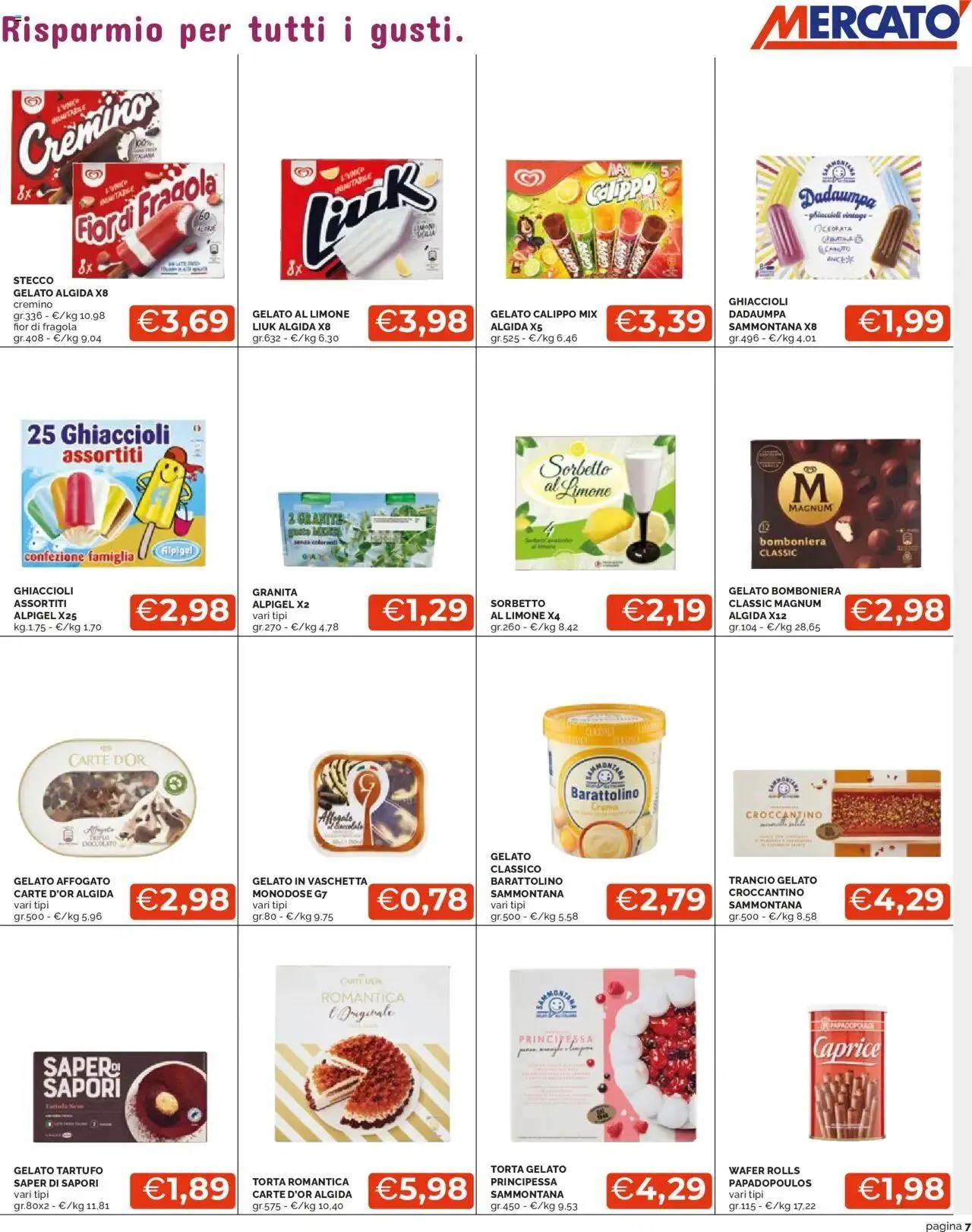 Volantino Mercatò da 1 agosto a 13 agosto di 2024 - Pagina del volantino 7