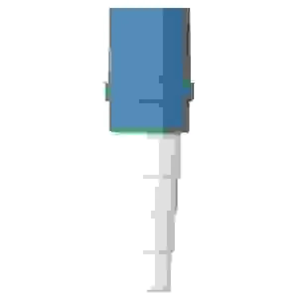 Raccordo dritto per tubo rigido Ø 22 mm azzurro