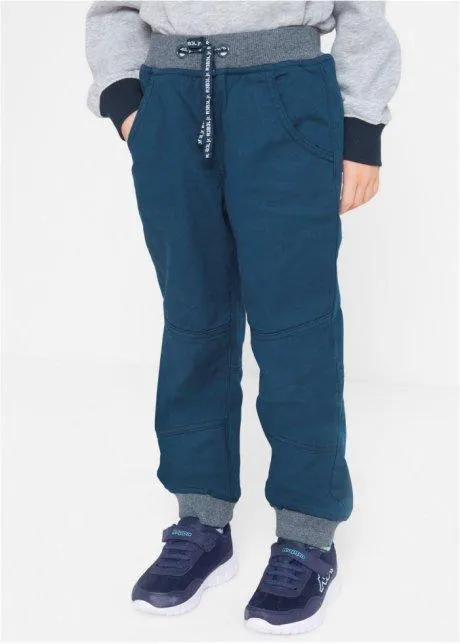 Pantaloni termici con fodera in jersey regular fit