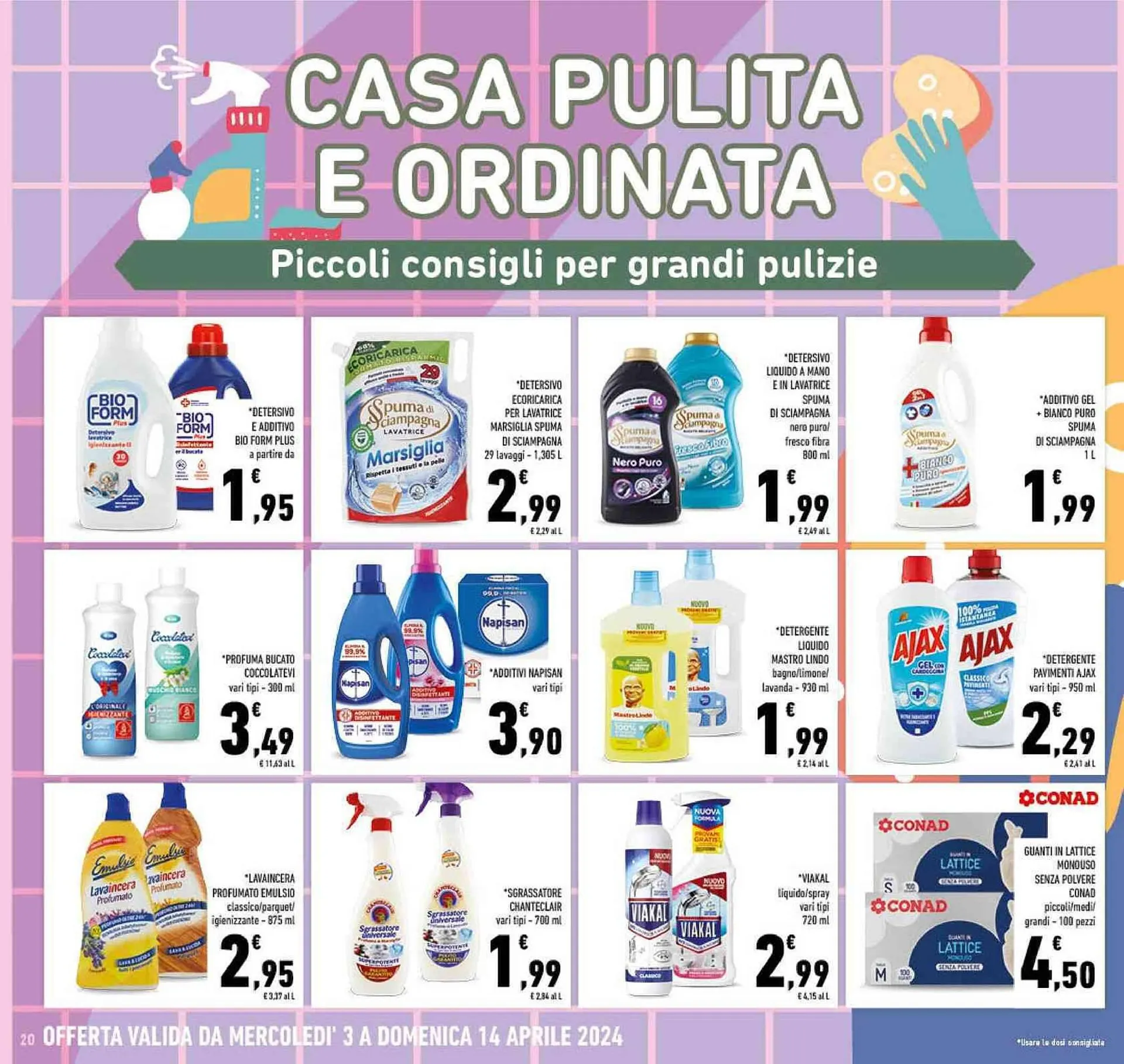 Volantino Supermac Supermercati da 3 aprile a 14 aprile di 2024 - Pagina del volantino 20