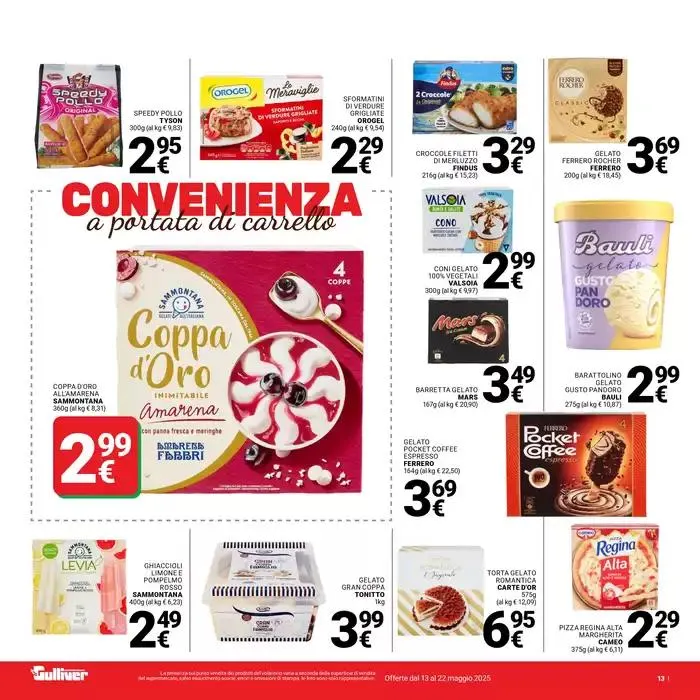 Convenienza a portata di carrello da 13 maggio a 22 maggio di 2025 - Pagina del volantino 13