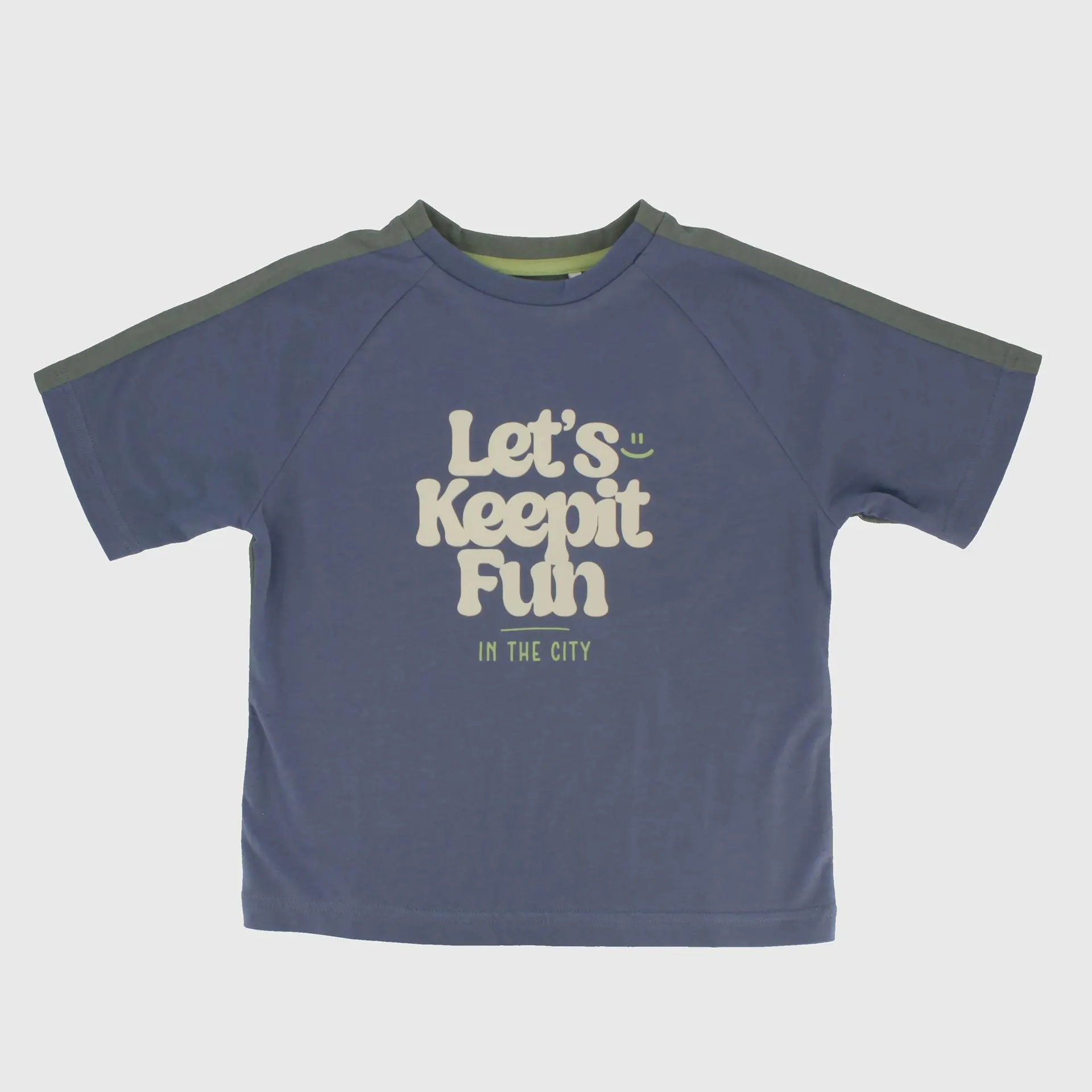 Maglietta oversize in jersey da Bambino, BLU