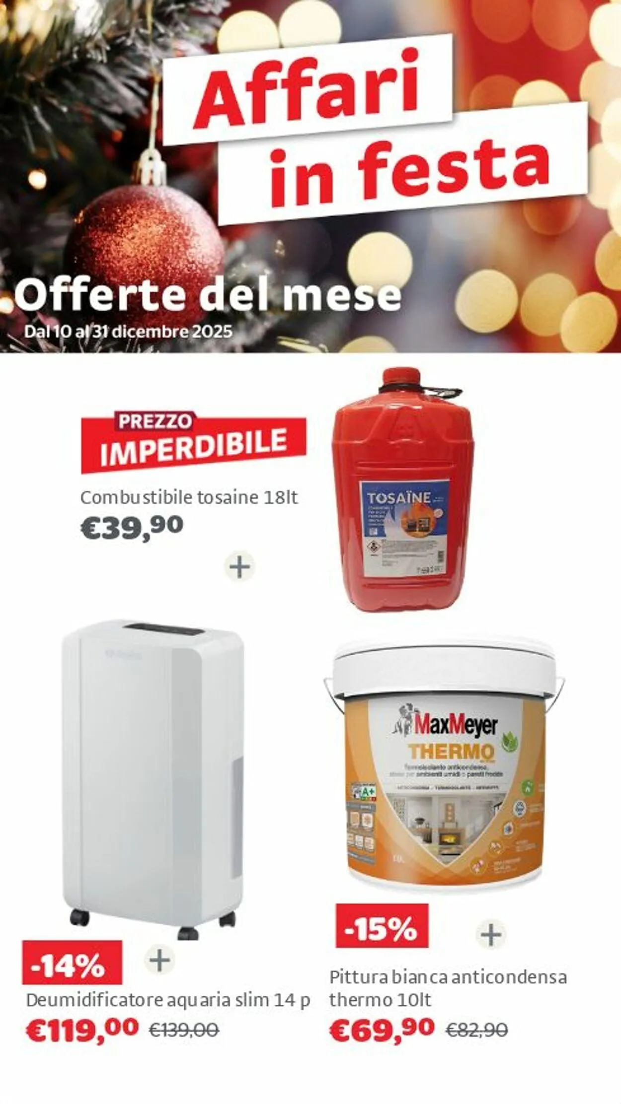 Bricocenter Volantino attuale da 11 dicembre a 25 dicembre di 2025 - Pagina del volantino 1