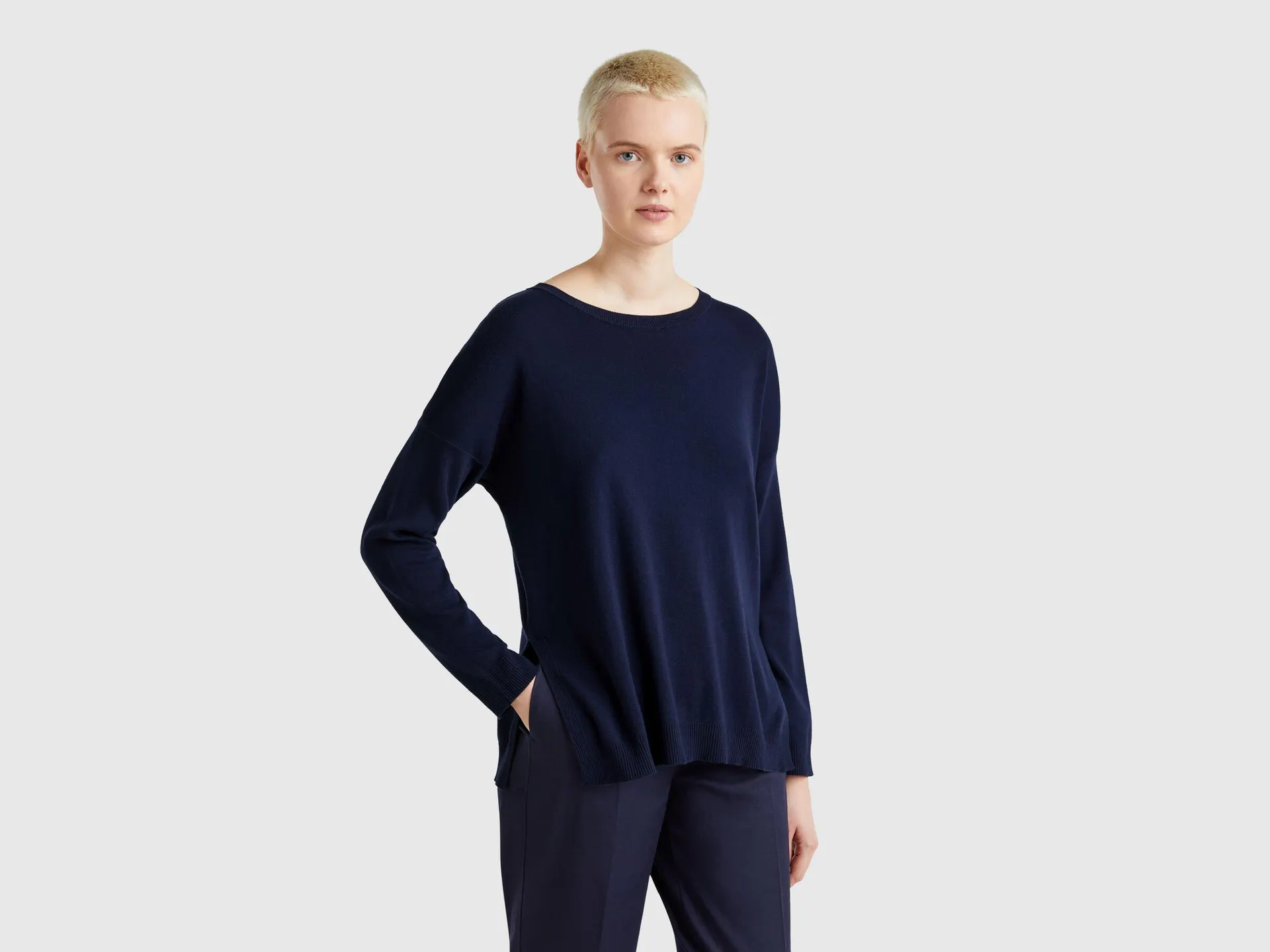 Maglia in cotone over fit