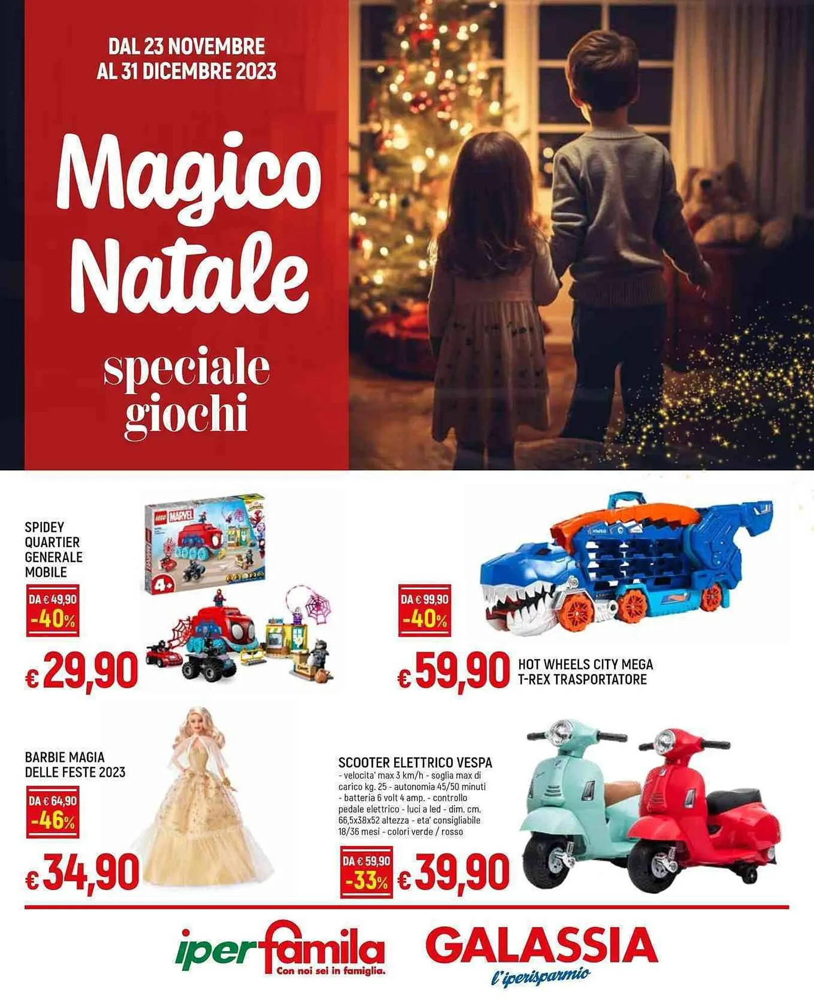 Volantino Galassia da 23 novembre a 31 dicembre di 2023 - Pagina del volantino 1
