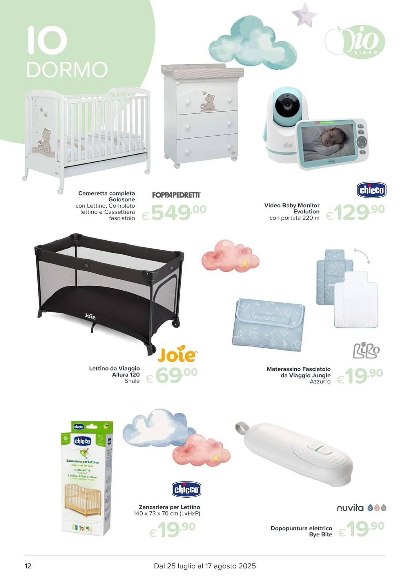 Volantino Io Bimbo da 25 luglio a 17 agosto di 2025 - Pagina del volantino 12