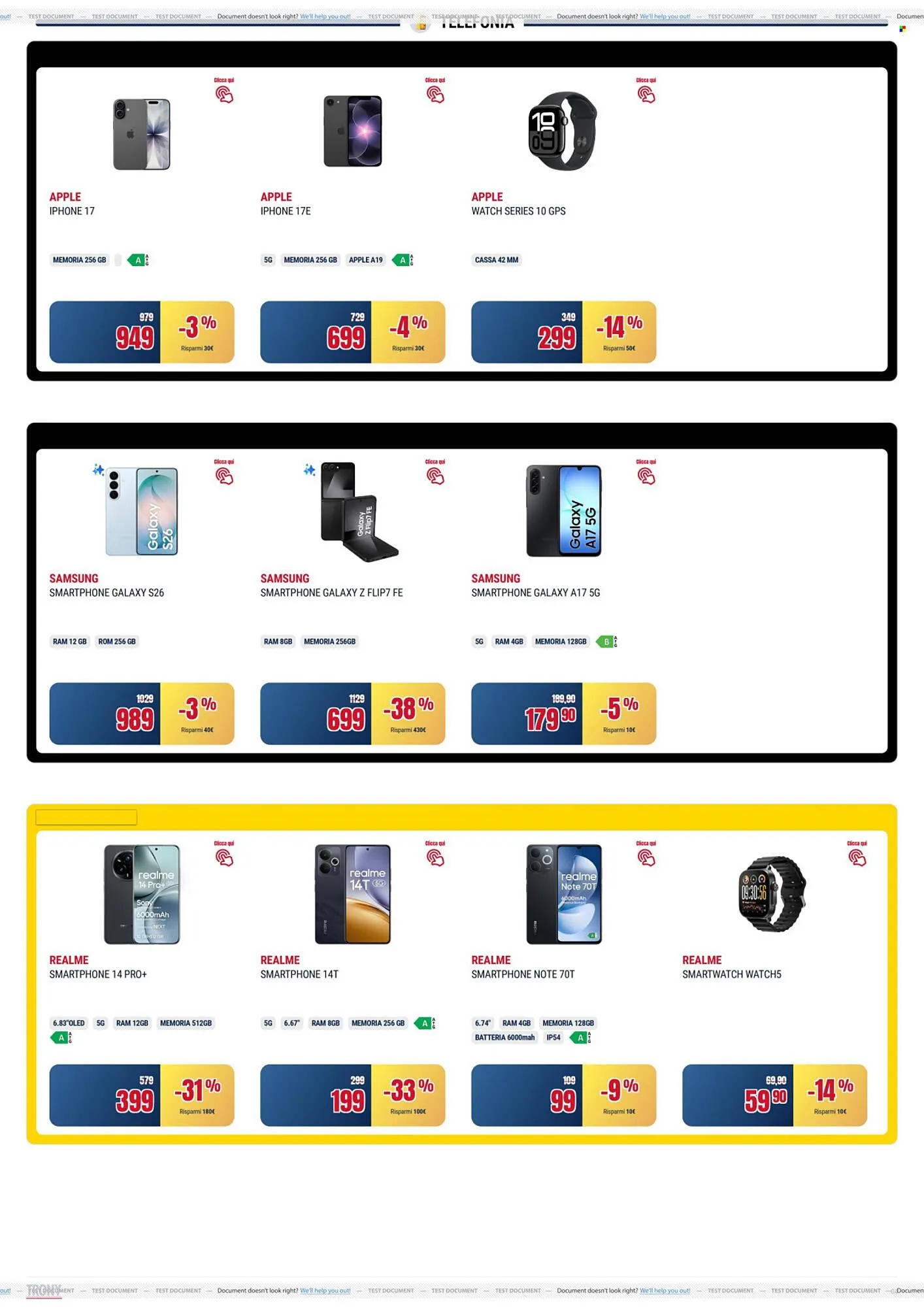 Volantino Trony da 16 aprile a 27 aprile di 2026 - Pagina del volantino 4