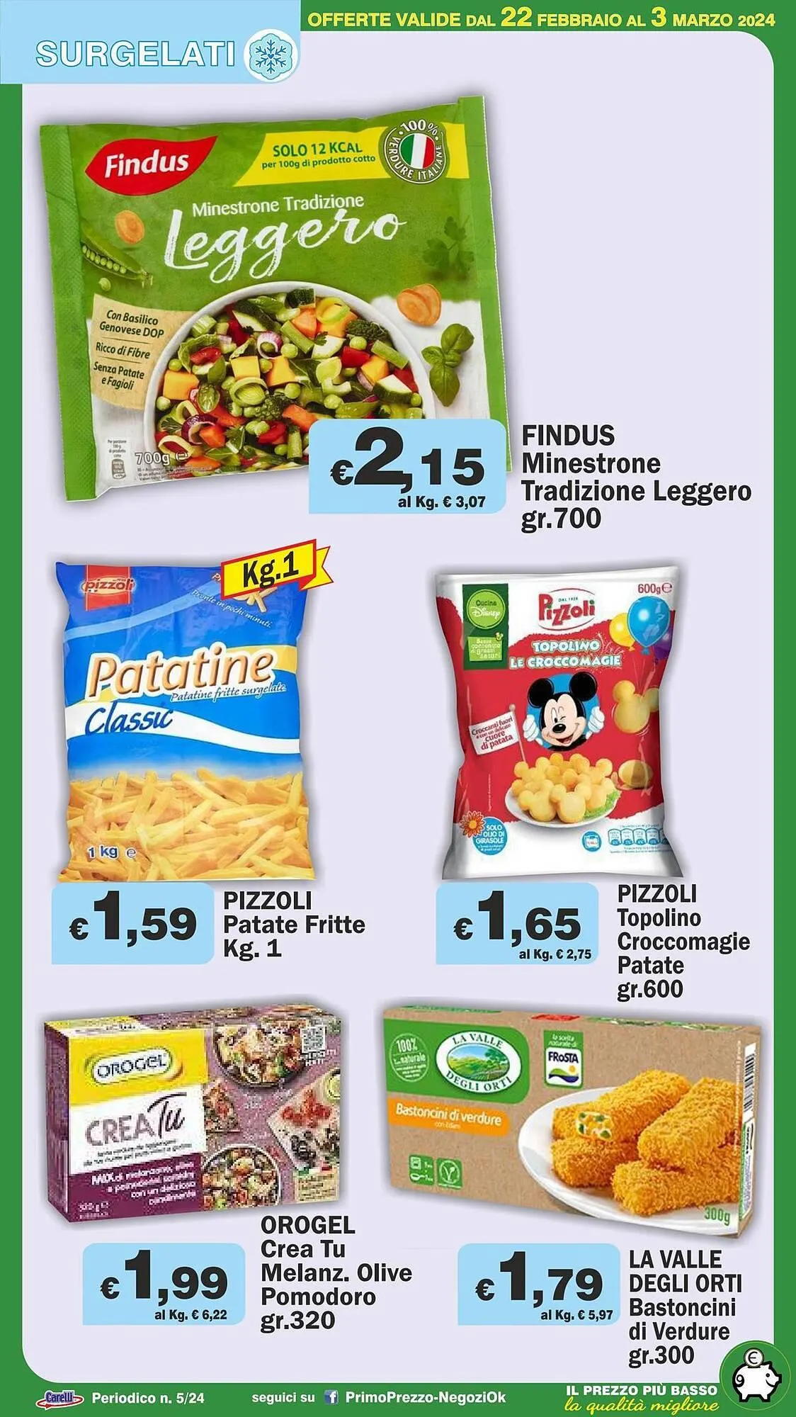 Volantino Primo Prezzo da 22 febbraio a 3 marzo di 2024 - Pagina del volantino 32