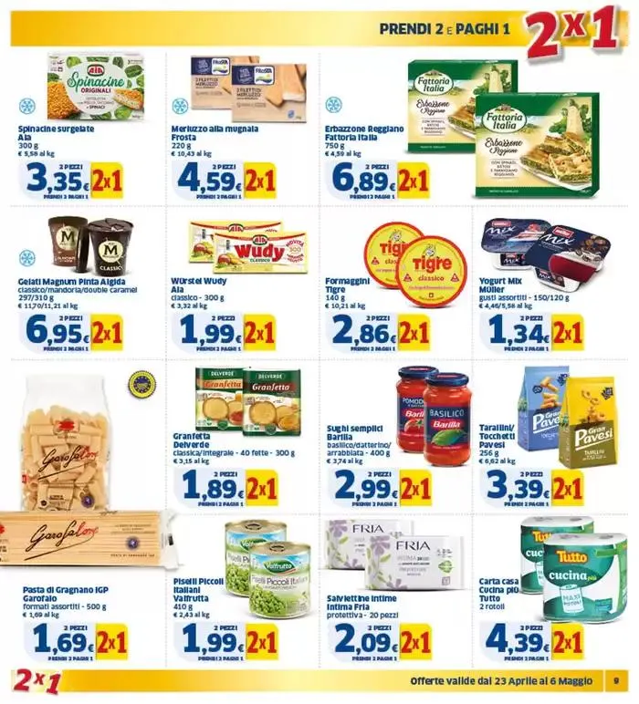 Offerte in forma da 23 aprile a 6 maggio di 2025 - Pagina del volantino 9
