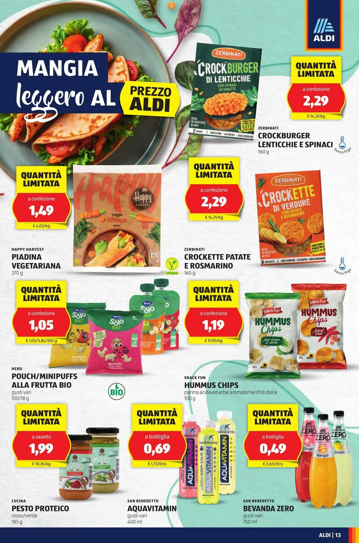 Aldi Volantino attuale da 28 luglio a 3 agosto di 2025 - Pagina del volantino 13