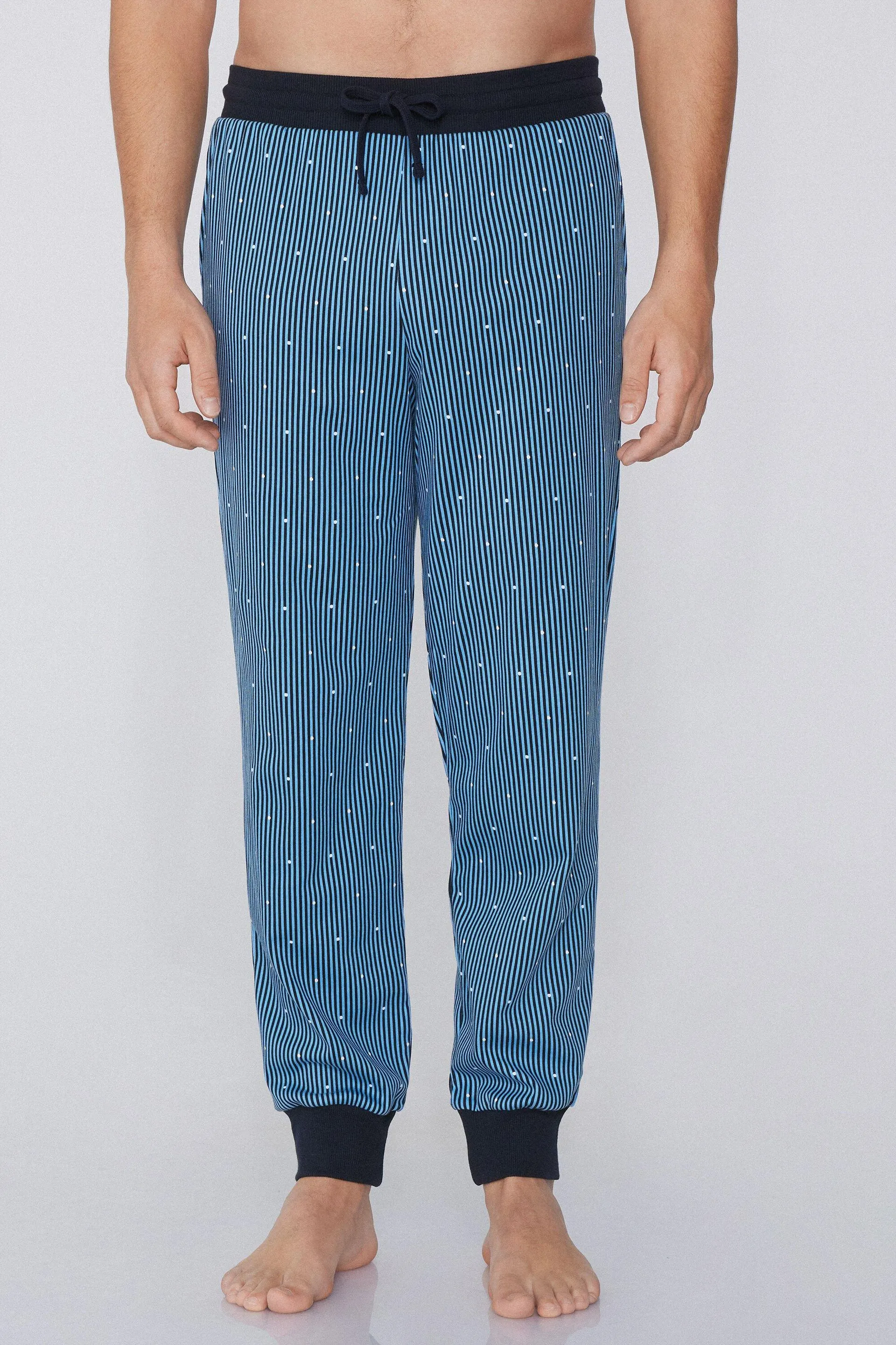 Jogger in Cotone Pesante Tasche Stampato