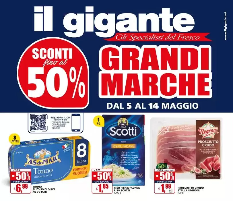 Grandi Marche da 5 maggio a 14 maggio di 2025 - Pagina del volantino 1
