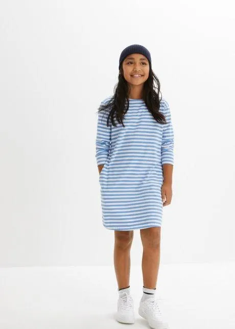 Abito di jersey con tasche e cotone biologico