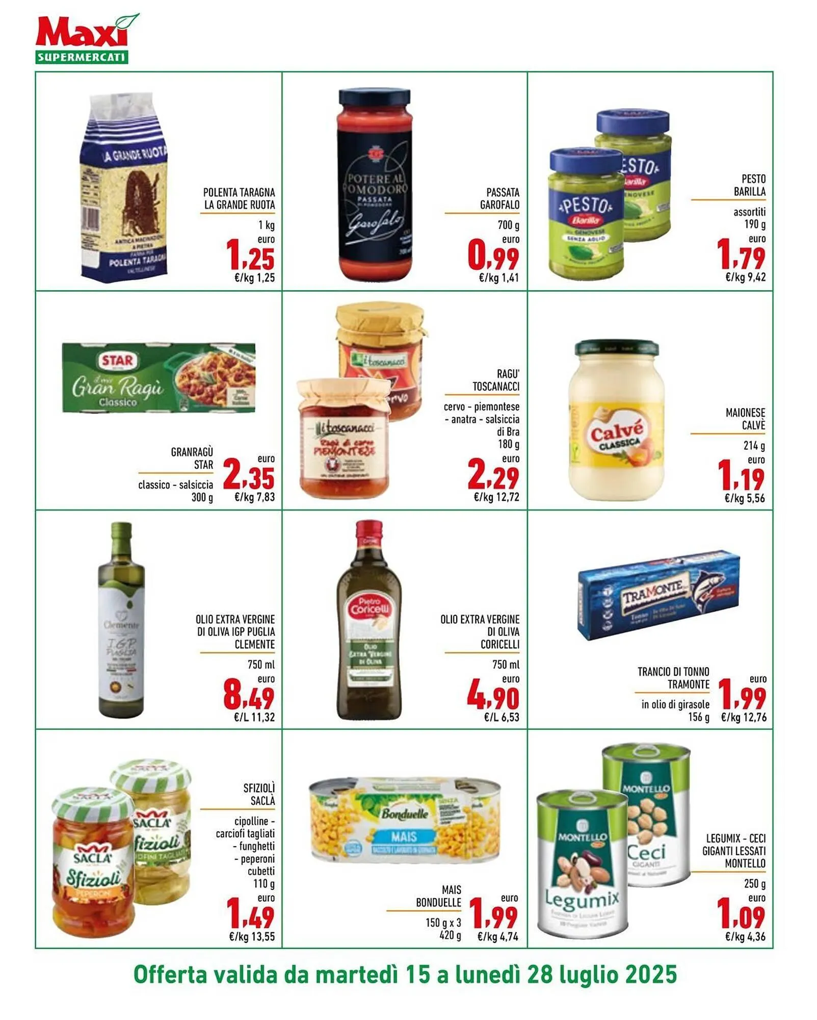 Volantino Maxi Supermercati da 15 luglio a 28 luglio di 2025 - Pagina del volantino 10