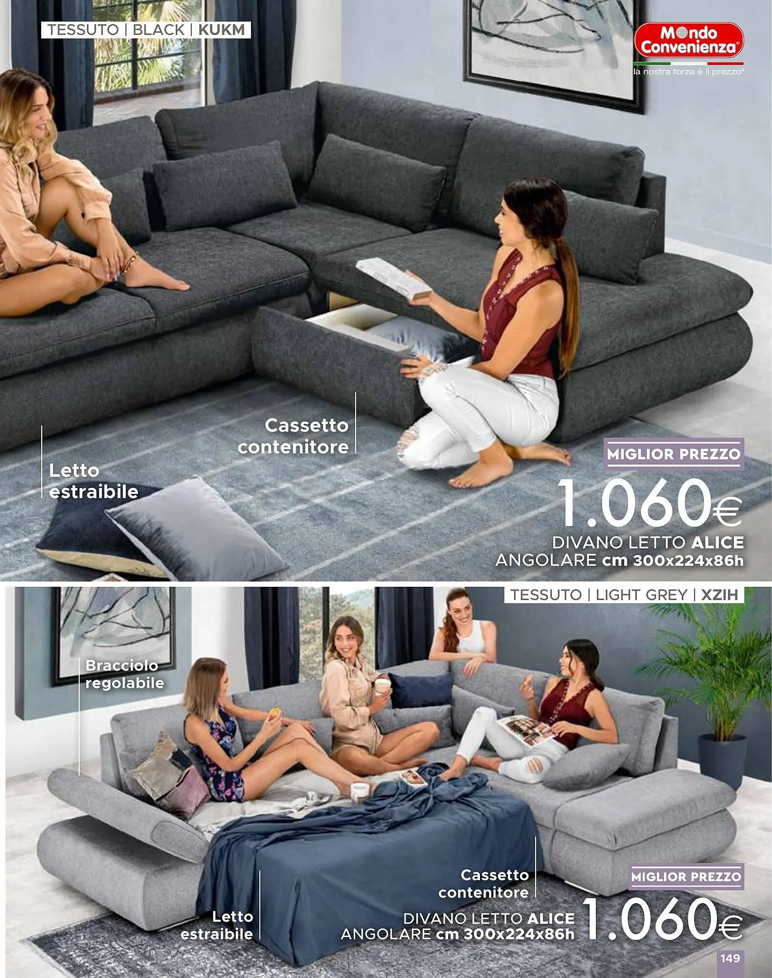 Volantino Mondo Convenienza da 1 aprile a 1 settembre di 2024 - Pagina del volantino 149